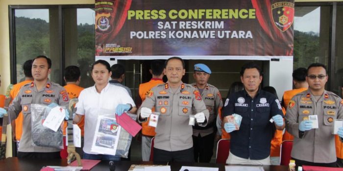 Ungkap Peredaran Narkotika Di Konawe Utara, Polres Konut Amankan Residivis Dan Oknum ASN