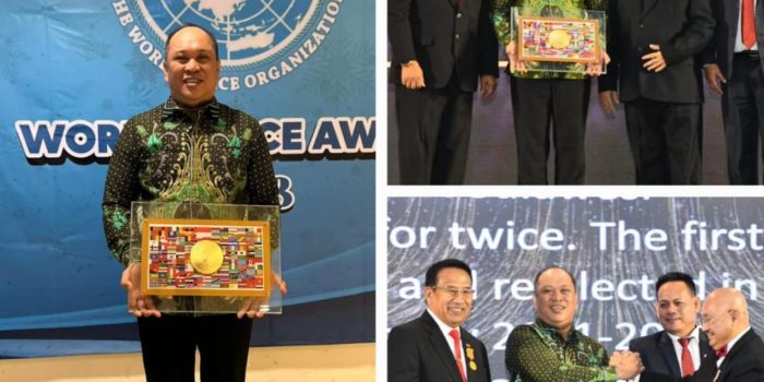 Menjadi Salah Satu Tokoh Perdamaian, Bupati Konut Ruksamin, Mendapat Anugerah ‘World Peace Award’