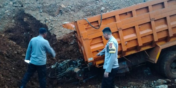 Karyawan PT.BNN Meninggal Dunia Akibat Kecelakaan Kerja, Kapolsek Asera Bersama Anggota Lakukan Olah TKP