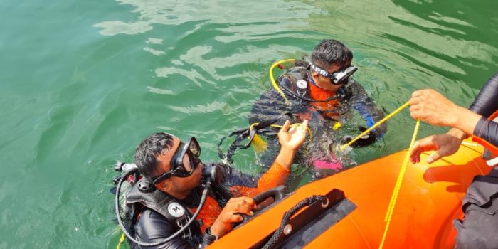 Akibat Tergelincir, Seorang Pria Terjatuh Dari Jembatan Bahteramas Kendari