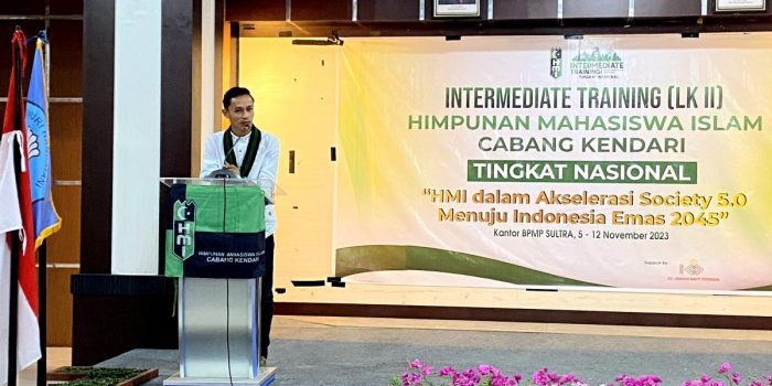 Sukses Laksanakan Intermediate Training Tingakat Nasional, Sapril Basmin: Alumni LK II HMI Cabang Kendari Harus Dedikasikan Diri Untuk Ummat dan Bangsa