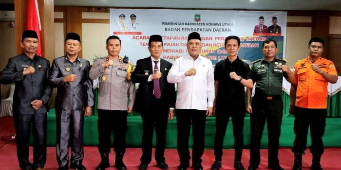 Ketua DPRD Konawe Utara Saksikan Langsung Penetapan Perda Pajak dan Retribusi Daerah