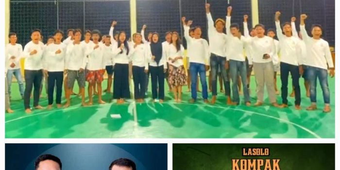 Lasolo Kompak Deklarasi Siap Menangkan Pasangan Ikbar-Abuhaera