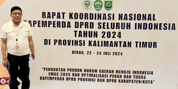 Ikuti Rakornas Penguatan Bapemperda di Kaltim, Sekretariat DPRD Konut berbagi Pengalaman dengan Bapemperda DPRD se-Indonesia