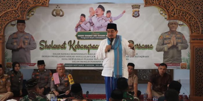 Wujudkan Pilkada Damai, Polres Konawe Utara Laksanakan Sholawat Kebangsaan dan Doa Bersama