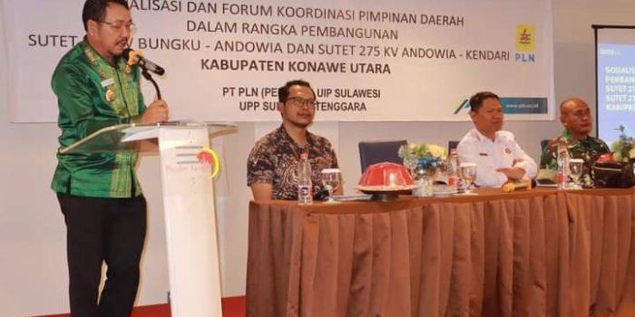 Sutet Jalur Bungku-Andowia dan Andowia-Kendari Segerah Dimulai