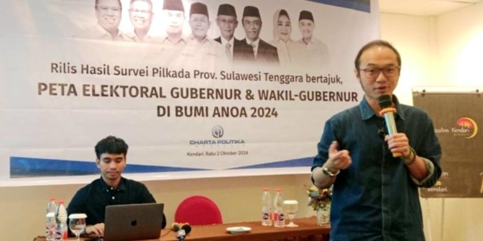 Hasil Survei Charta Politika, Elektabilitas ASR-Hugua Unggul 33,2 Persen