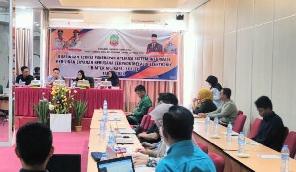 Mudahkan Proses Perizinan, DPMPTSP Konut Laksanakan Bintek Aplikasi LUALE