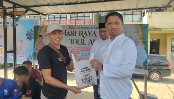 Momentum Hari Raya Idul Adha, Polres Konawe Utara Qurban 21 Sapi