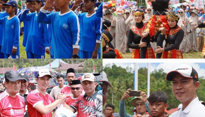 Dukung Pelaksanaan Porseni Hut RI Ke-80, Pemda Konawe Utara Berikan Ratusan Paket Kostum dan Alat Olahraga di 13 Kecamatan