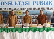 Hadirkan Kegiatan Konsultasi Publik PPM dan Pasca Tambang, Bupati Ikbar Beri Apresiasi  PT. Bumi Konawe Abadi