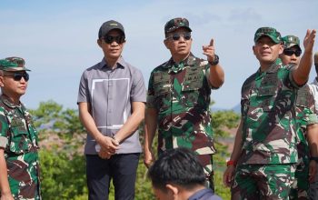 Didampingi Bupati Ikbar, Danpuspenerabad Tinjau Lokasi Pembangunan Lanud TNI AD Konasara dan Skadron 22 Sena
