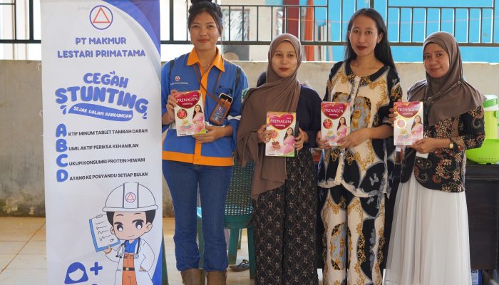 Cegah Stanting, PT MLP Lakukan Penyuluhan Stunting dan Pemberian Makanan Tambahan Balita di Lingkar Tambang