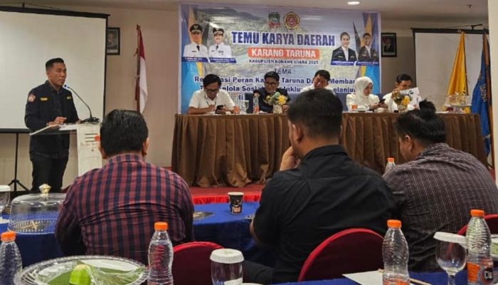 Berkomitmen Perkuat Peran Pemuda Lewat Kolaborasi, Muladis Pimpin Karang Taruna Konawe Utara