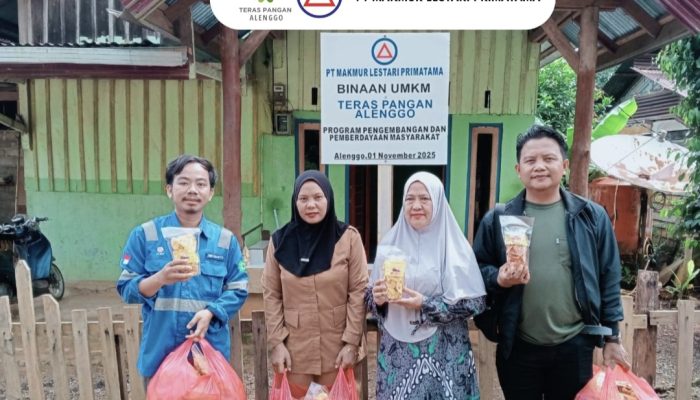 Didampingi PT MLP, Hasil Kebun Masyarakat Alenggo Disulap Jadi Produk UMKM