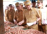 Cek Ketersediaan Bahan Pokok dan Harga Pangan, Pemda Konawe Utara Lakukan Operasi Pasar