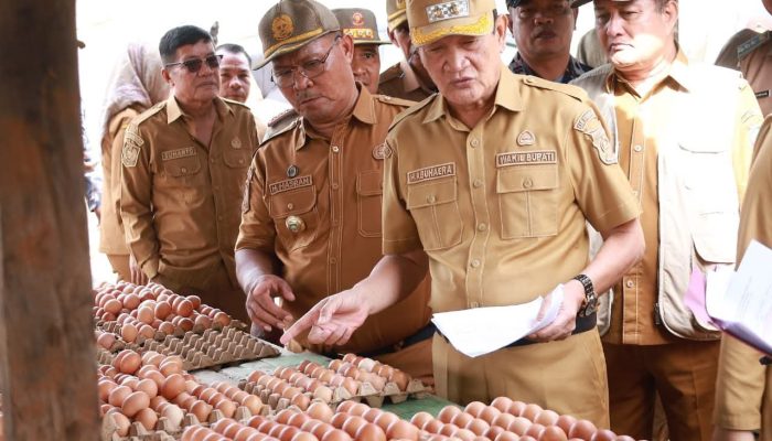 Cek Ketersediaan Bahan Pokok dan Harga Pangan, Pemda Konawe Utara Lakukan Operasi Pasar