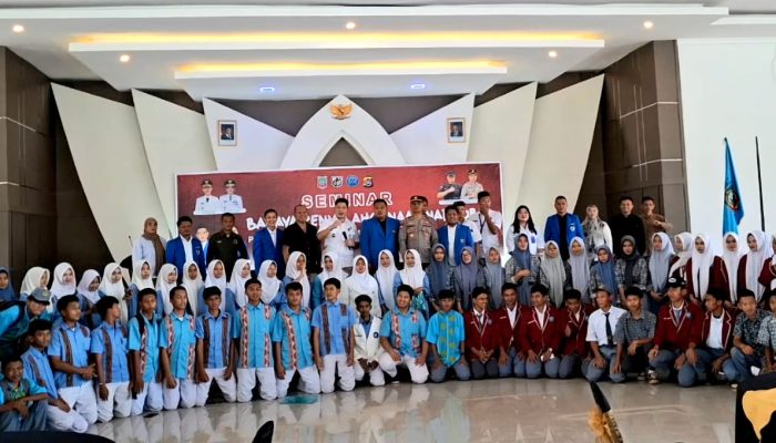 Hadirkan Seminar Narkoba Untuk Pelajar, KNPI Konut Komitmen Brantas Peredaran Narkotika di Bumi Oheo