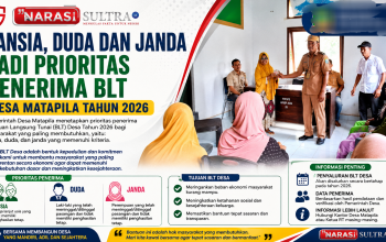 Lansia, Duda dan Janda Jadi Prioritas Penerima BLT Desa Matapila Tahun 2026