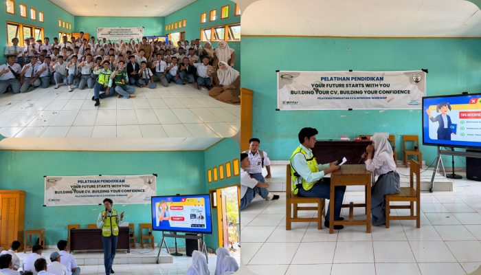 Ratusan Siswa SMAN 1 Landawe Ikuti Pembekalan Membuat CV dan Hadapi Interview dari KPP MINING Jobsite SPRL