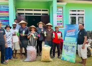 Selalu Hadir untuk Petani Wilayah Langgikima, PT IBM Berikan Bantuan Pupuk dan Pestisida