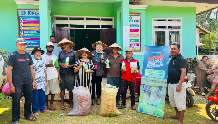Selalu Hadir untuk Petani Wilayah Langgikima, PT IBM Berikan Bantuan Pupuk dan Pestisida