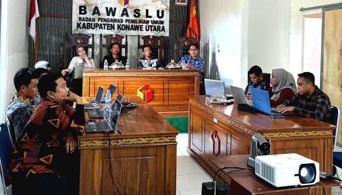 Perketat Penanganan Pelanggaran Jelang Pemilu 2029, Bawaslu Konut Laksanakan Kegiatan Evaluasi Penanganan Pelanggaran Pemilu